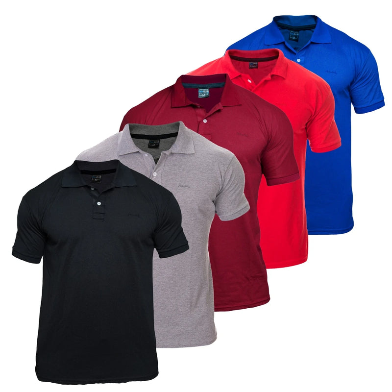 Leve 4 kits de Camisas Gola Polo Masculina