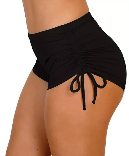 Biquíni shortinho Short Sunquini Sunkini Calcinha Praia com elastico e cordinha ajustavel zero transparente