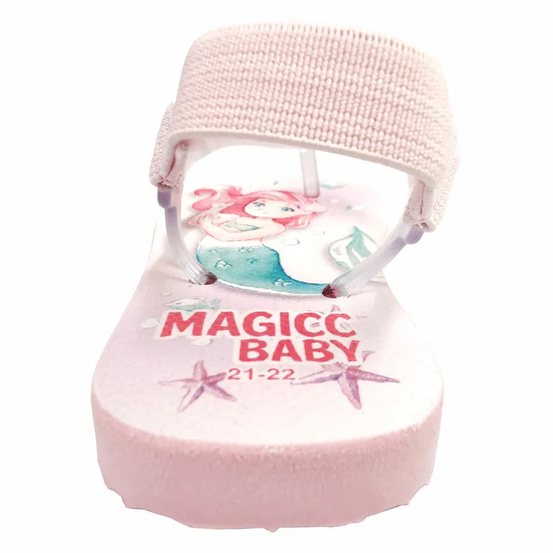 Chinelo Bebê Sandália Infantil Sereia Meninas Magicc Baby (MB-019)