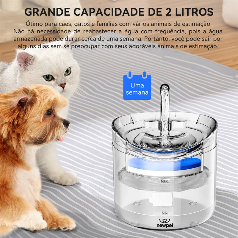 New pet Bebedouro para gatos Com bebedouro automático para gatos e cães Bebedouro automático com dispensador de água