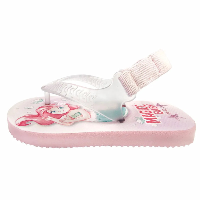 Chinelo Bebê Sandália Infantil Sereia Meninas Magicc Baby (MB-019)