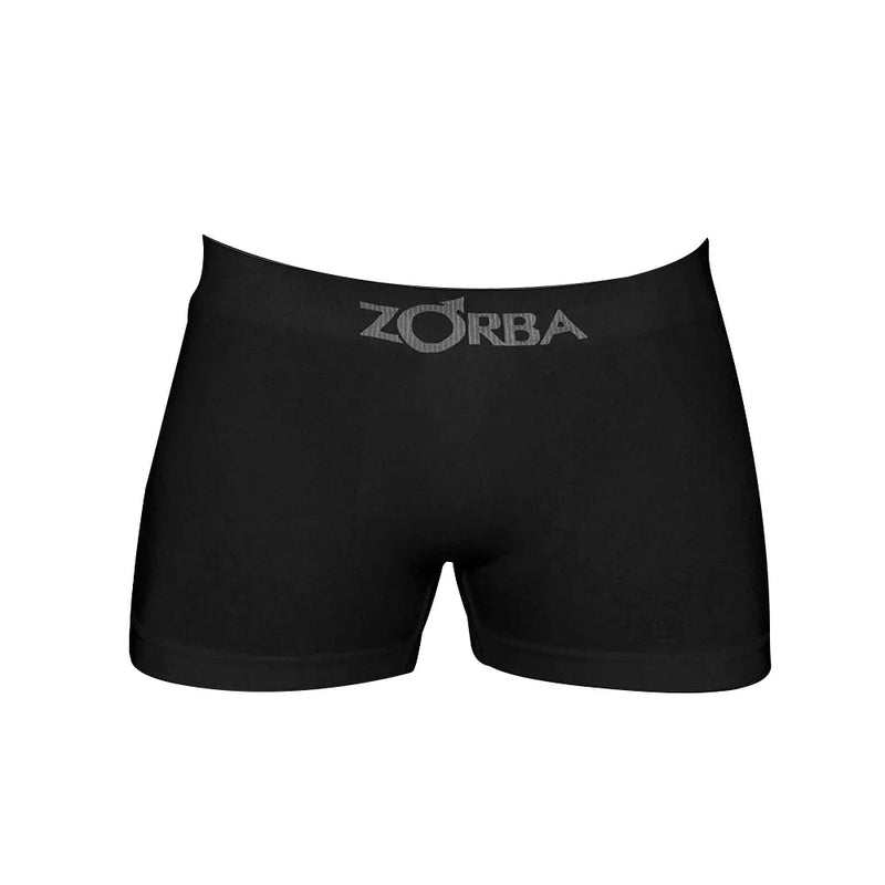 Kit 10 Cuecas Boxer Algodão Sem Costura Preto Zorba