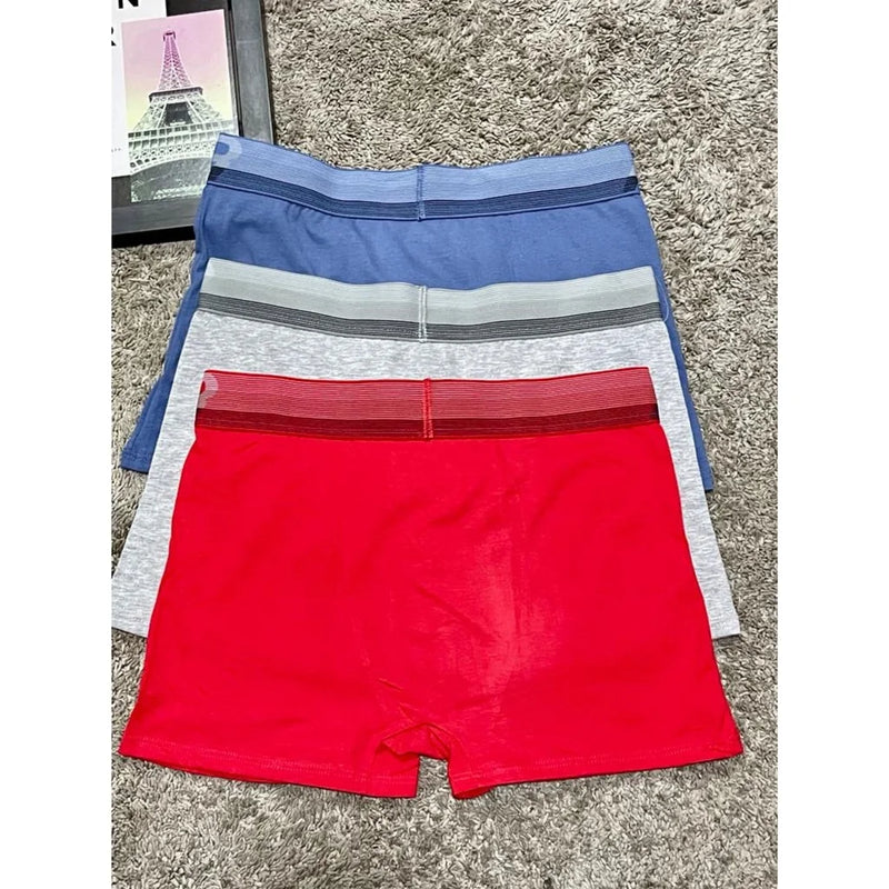 Kit com 2 Cueca Boxer Masculino em Algodão